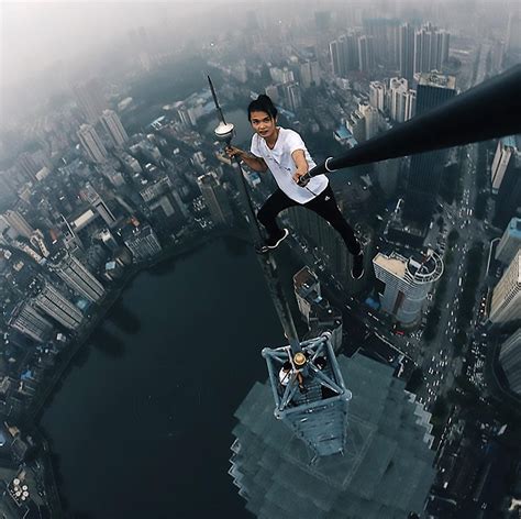 He did 217 live-streaming sessions and used to get around 55,000 yuan for the performances. - Chinese 'Rooftopper' Wu Yongning Films His Own Death as He Falls From Skyscraper: Watch Video